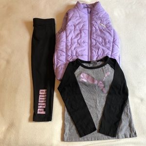 🚨 SOLD 🚨 PUMA 3 Sets Pieces for Girls Toddler